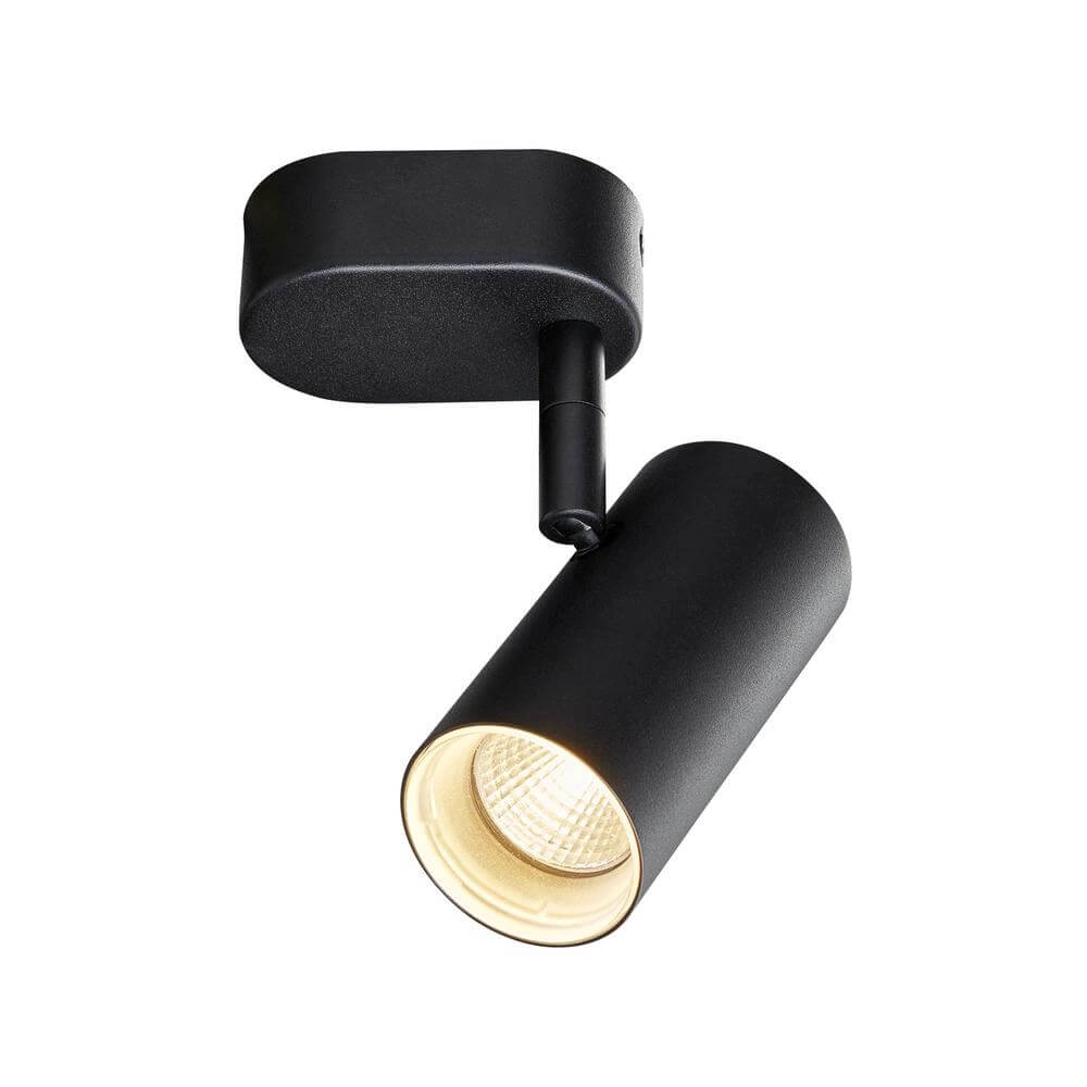 Opbouwspot Noblo zwart enkel 2700K SLV 4024163300322