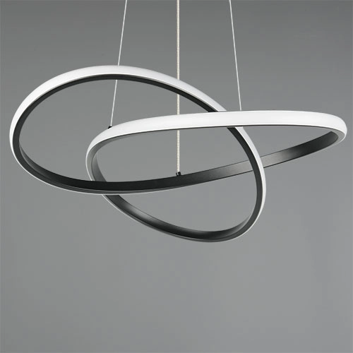 Design hanglamp Mansa zwart Trio 4017807682144