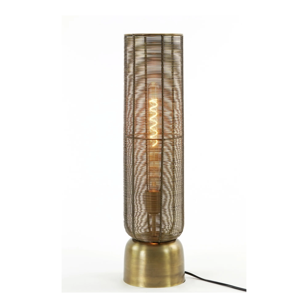 Tafellamp Lezuza Ø 15,5cm brons Light & Living 8717807659912