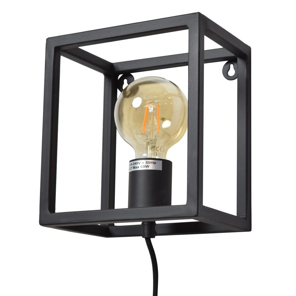 Wandlamp Frame Mat Zwart