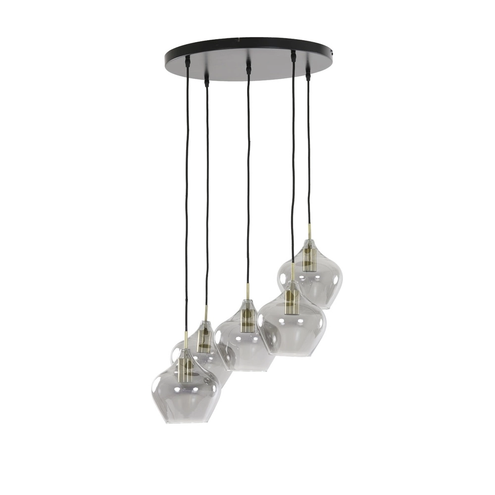 Hanglamp Rakel 5-lichts rond Light & Living 8717807604578