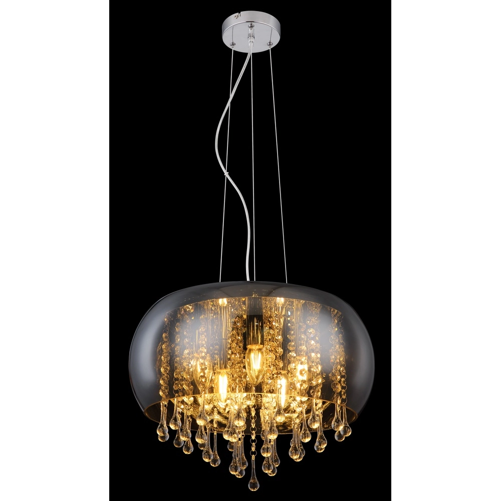 Hanglamp Kalla Ø 44cm chroom Globo 9007371412938
