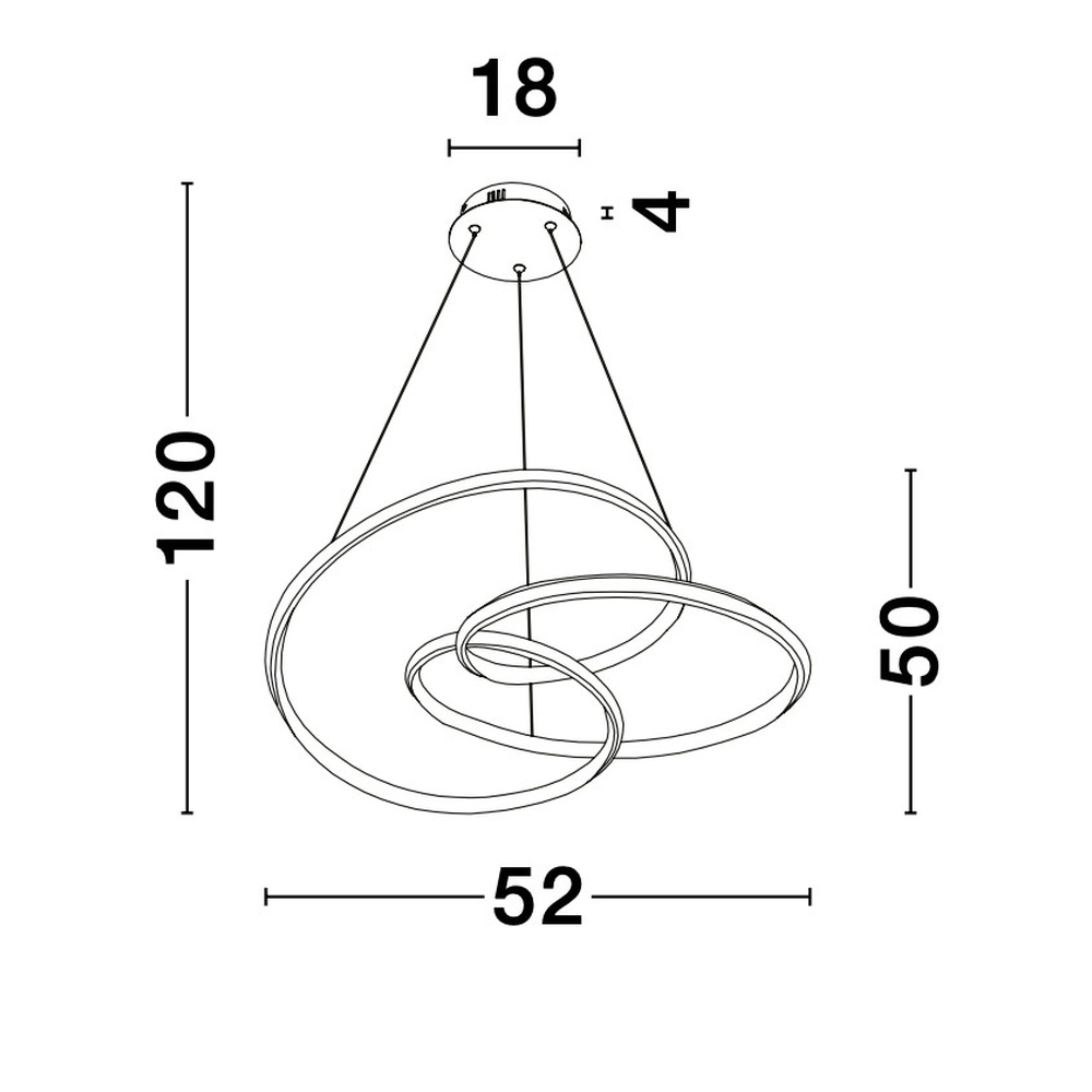Design hanglamp Menton zwart Lyora 5212017424303