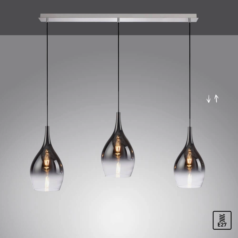 Moderne hanglamp Pilua 3-lichts recht Paul Neuhaus 4012248366103