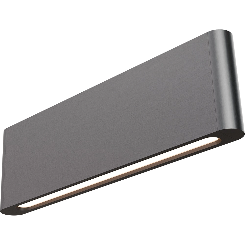 Moderne wandspot Atina 34cm nikkel