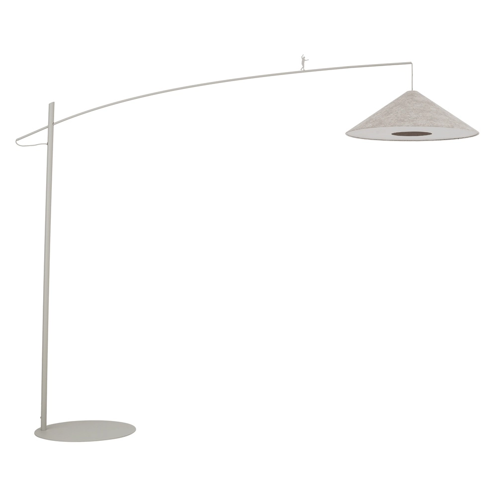 Vloerlamp Poise zand bruin Ø 72cm