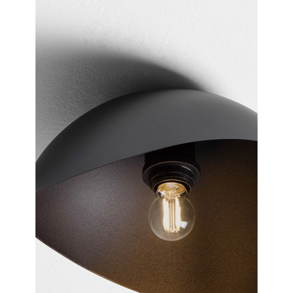 Plafondlamp Opsi zwart Ø 30cm Lyora 5212017458070