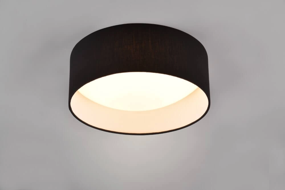 Plafondlamp Locarno zwart Trio 4017807574371