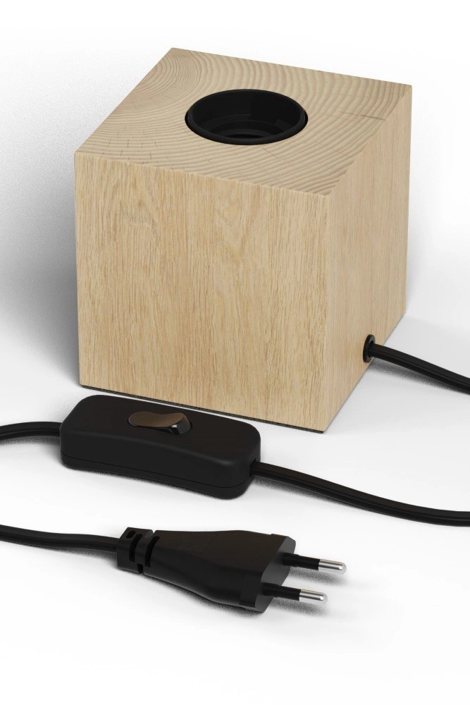 Houten tafellampje Calexa