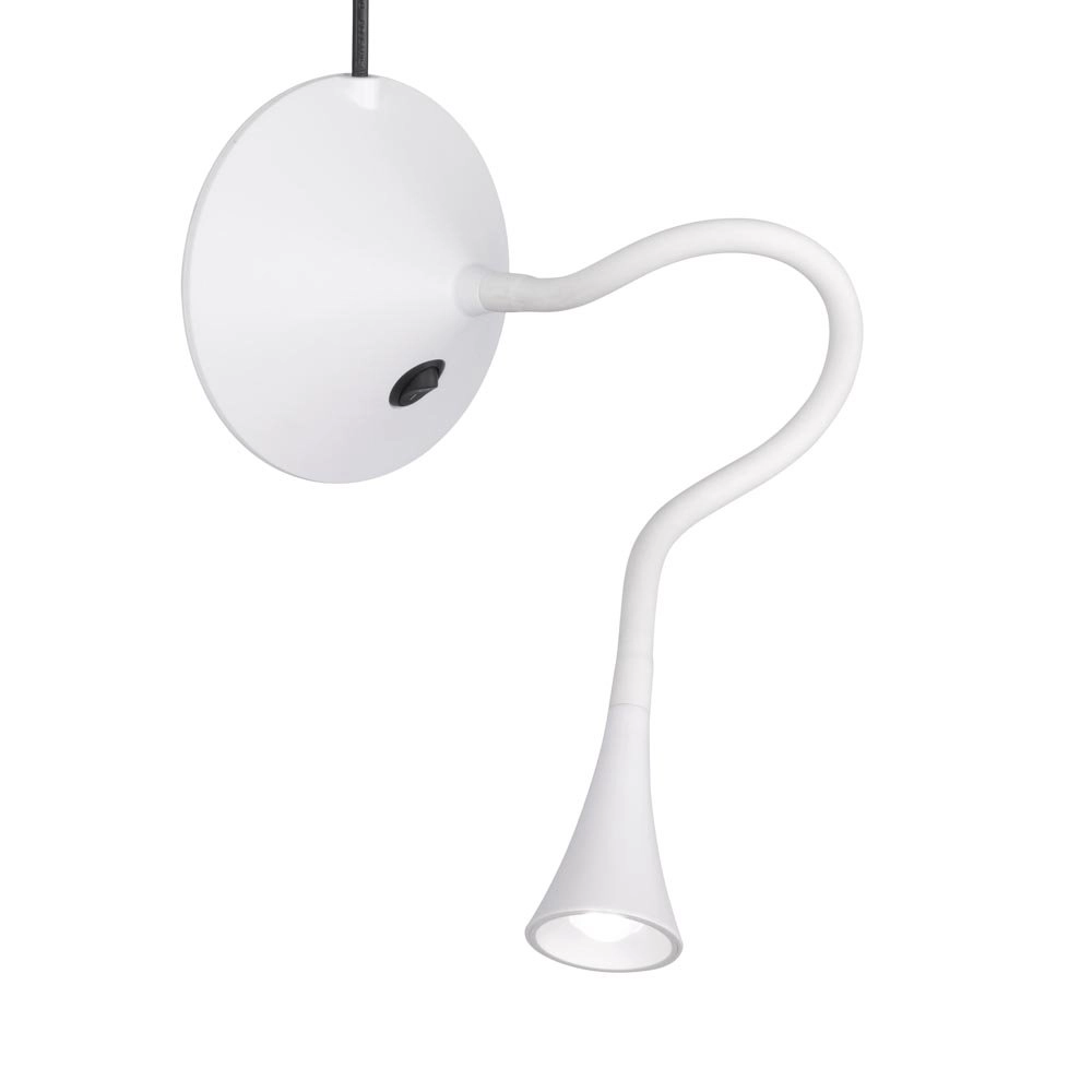 Led leeslamp Viper wit