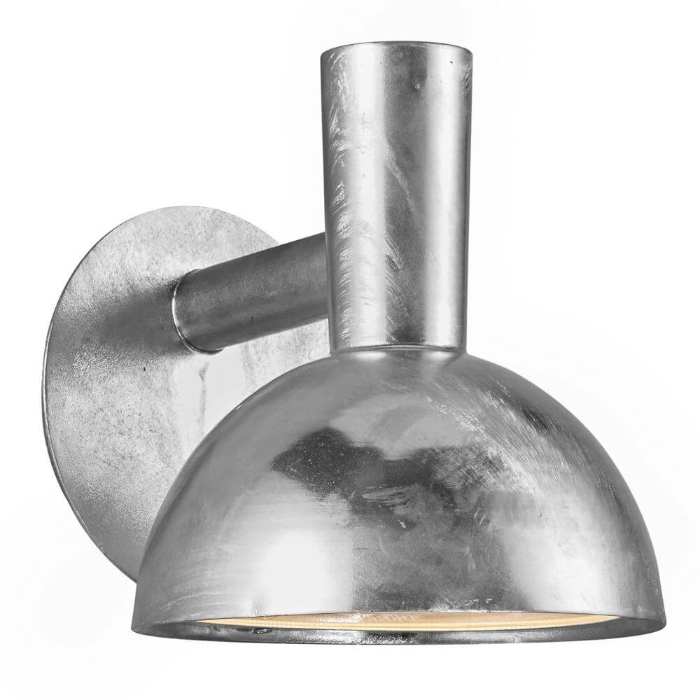 Zinkgrijze wandlamp Arki design down