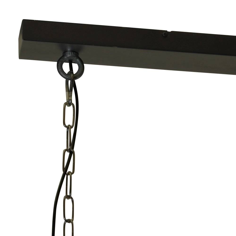 Eetkamerlamp Industria 2x27 Bud roodkoper met zwart Masterlight 8718121229430