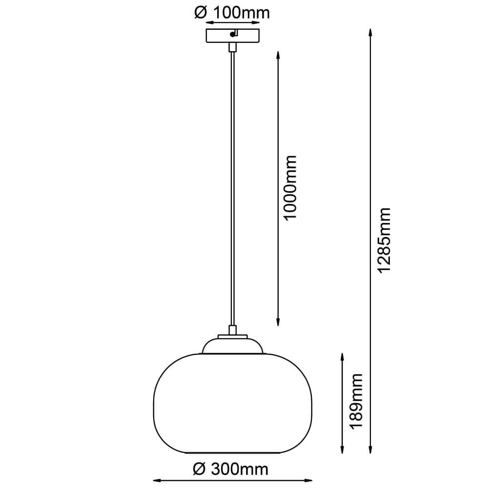 Hanglamp Blop groen Brilliant 4004353413339