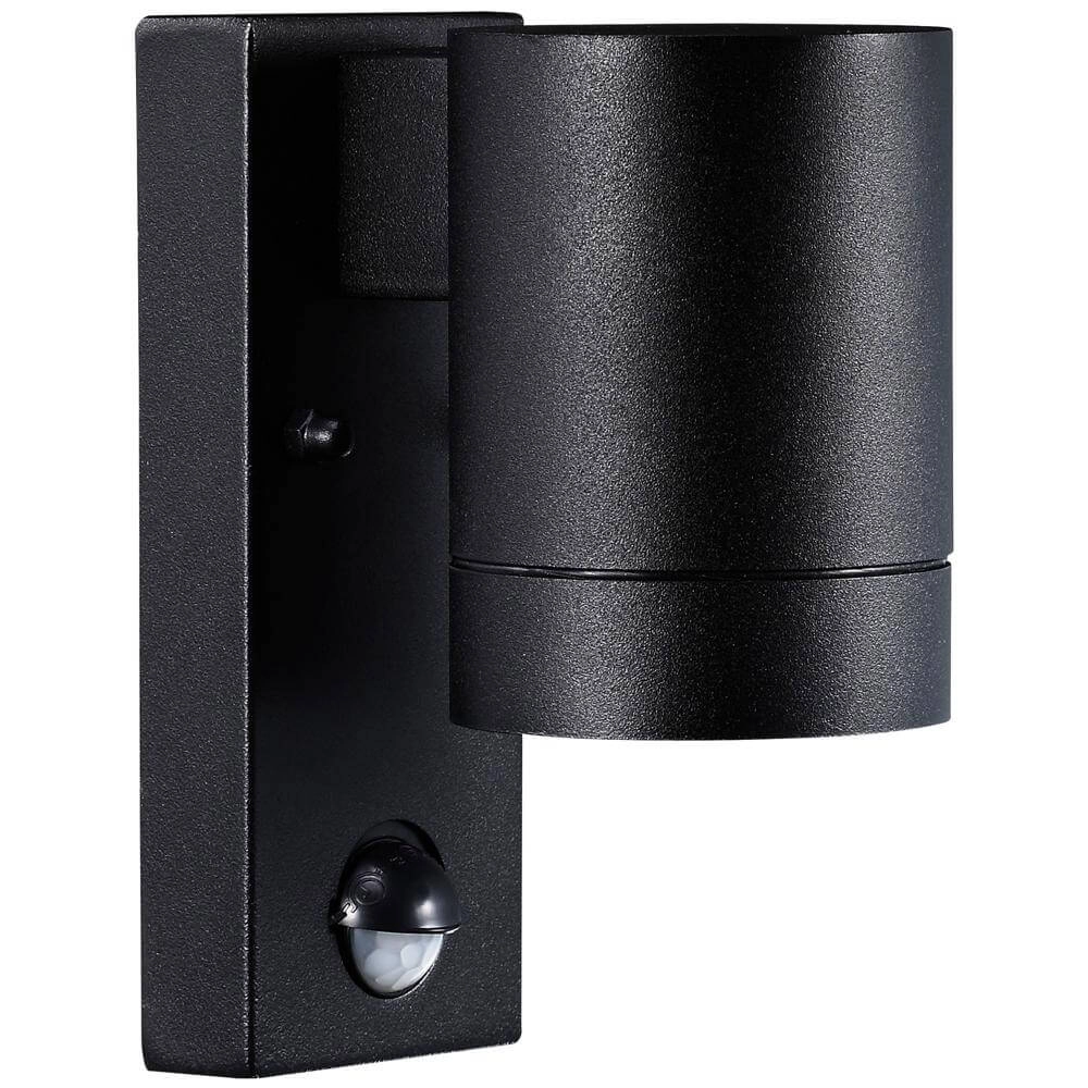 Downlighter Tin zwart met sensor
