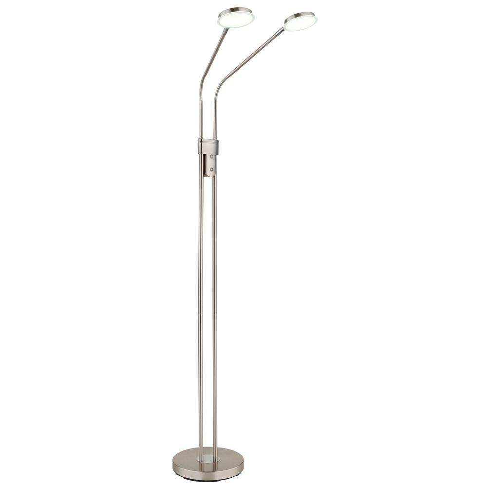 Leeslamp dubbel Silvio nikkel Globo 9007371592364