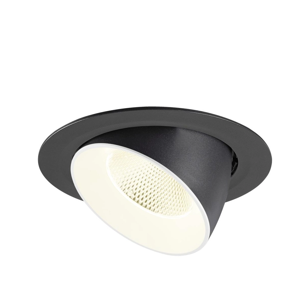 Inbouwspot Numinos Gimble XL zwart/wit 4000K - 20gr SLV 4024163308533