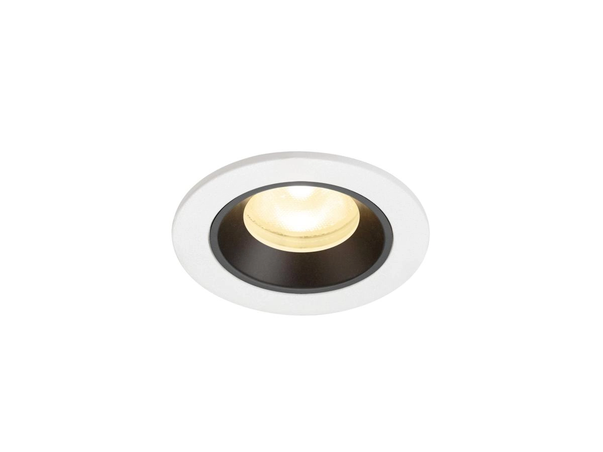 Inbouwspot Numinos XS wit/zwart 3000K - 55gr