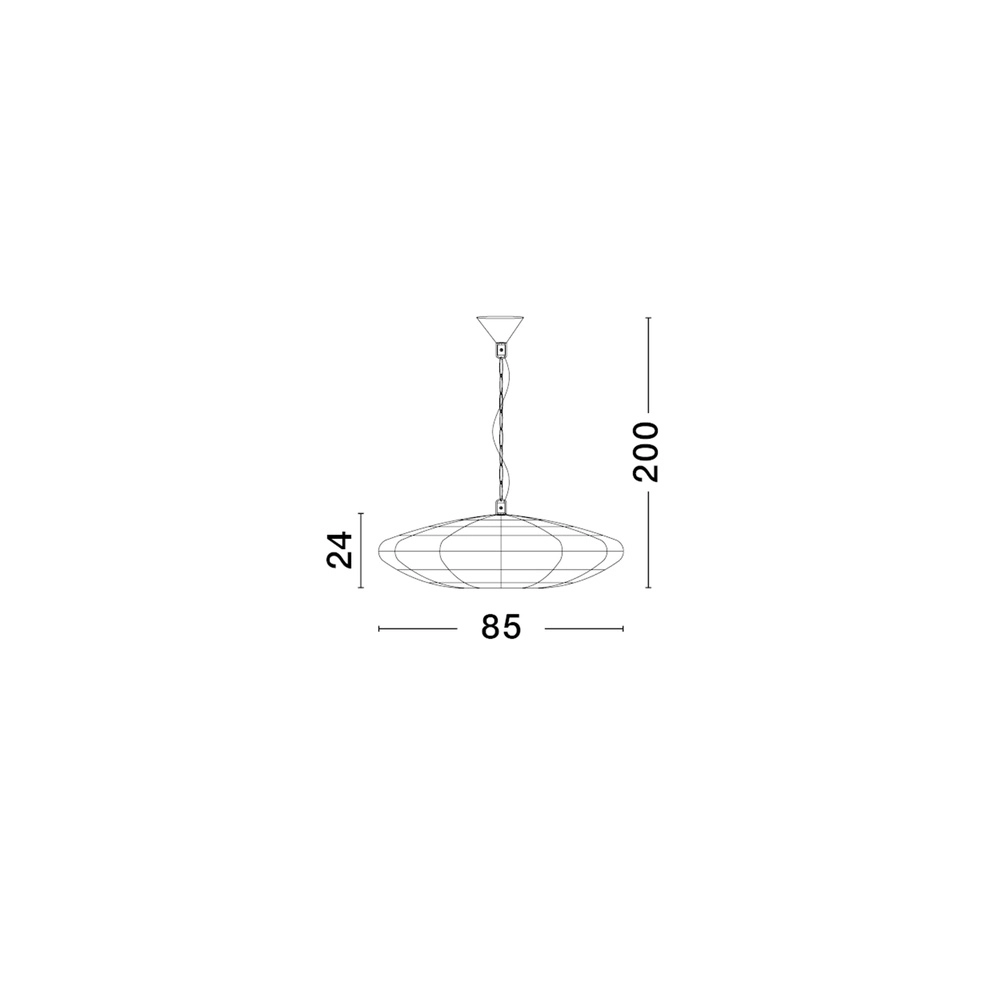 Hanglamp Bola scandinavisch Ø 81,5cm Lyora 5212017452948