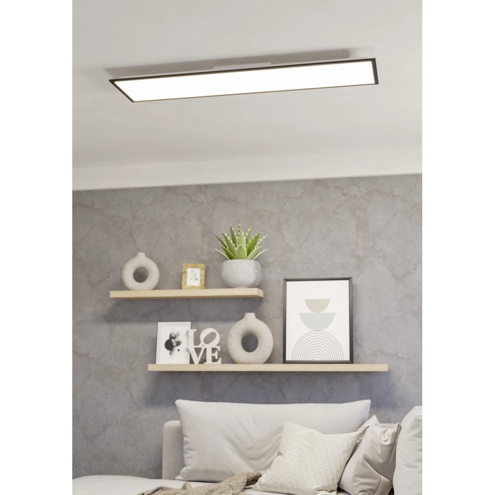 Plafondlamp Moradillo 3-staps CCT zwart 29,5cm Eglo 9008606340026