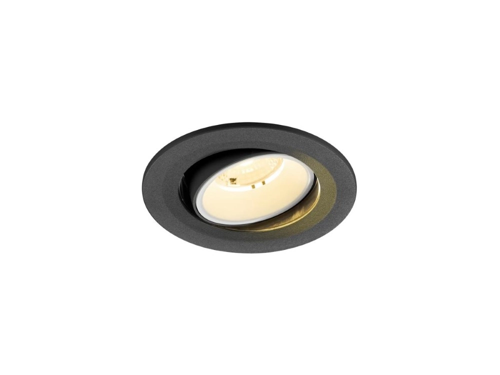Inbouwspot Numinos Move S zwart/wit 3000K - 40gr SLV 4024163312455