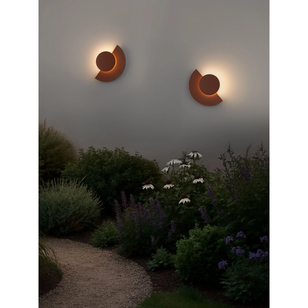 Moderne wandlamp Gloo roestbruin - 3000K