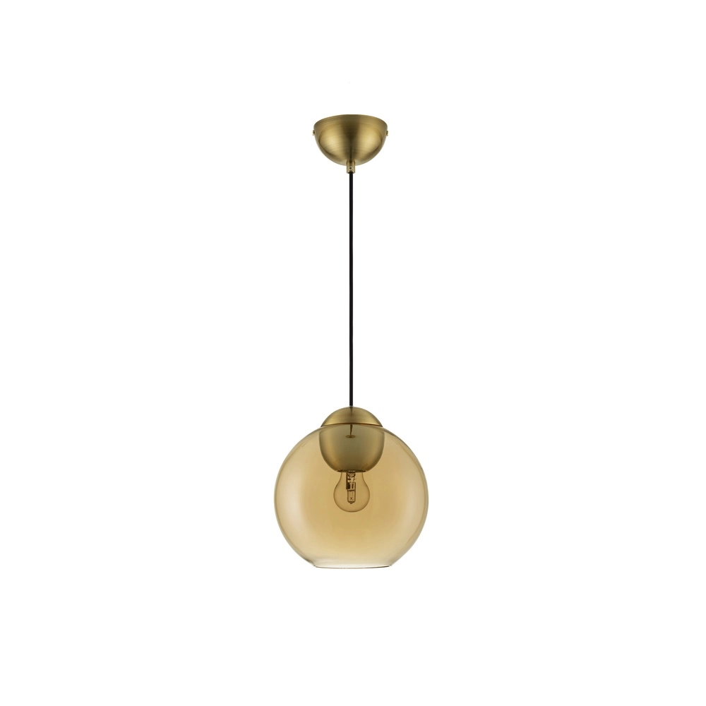 Design hanglamp Midori amber glas Lyora 5212017434241