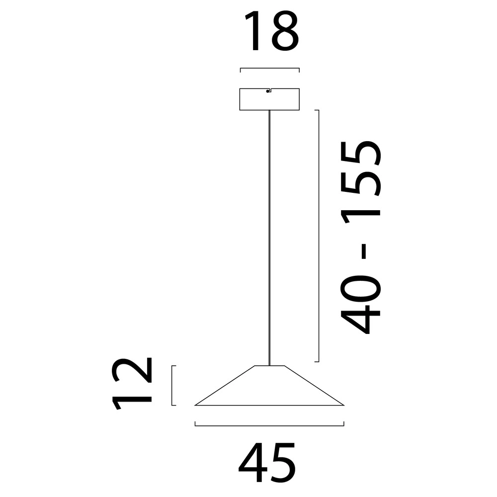 Design hanglamp Ceppo zwart met nikkel Ø 45cm Masterlight 8718121389233