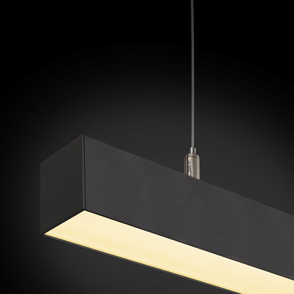 Led hanglamp Q-Line dimbaar 142cm zwart SLV 4024163196116