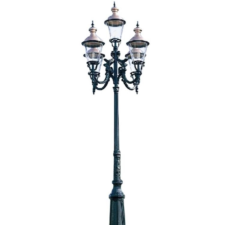 Verlichtingspaal Toronto 5-lichts - zwart