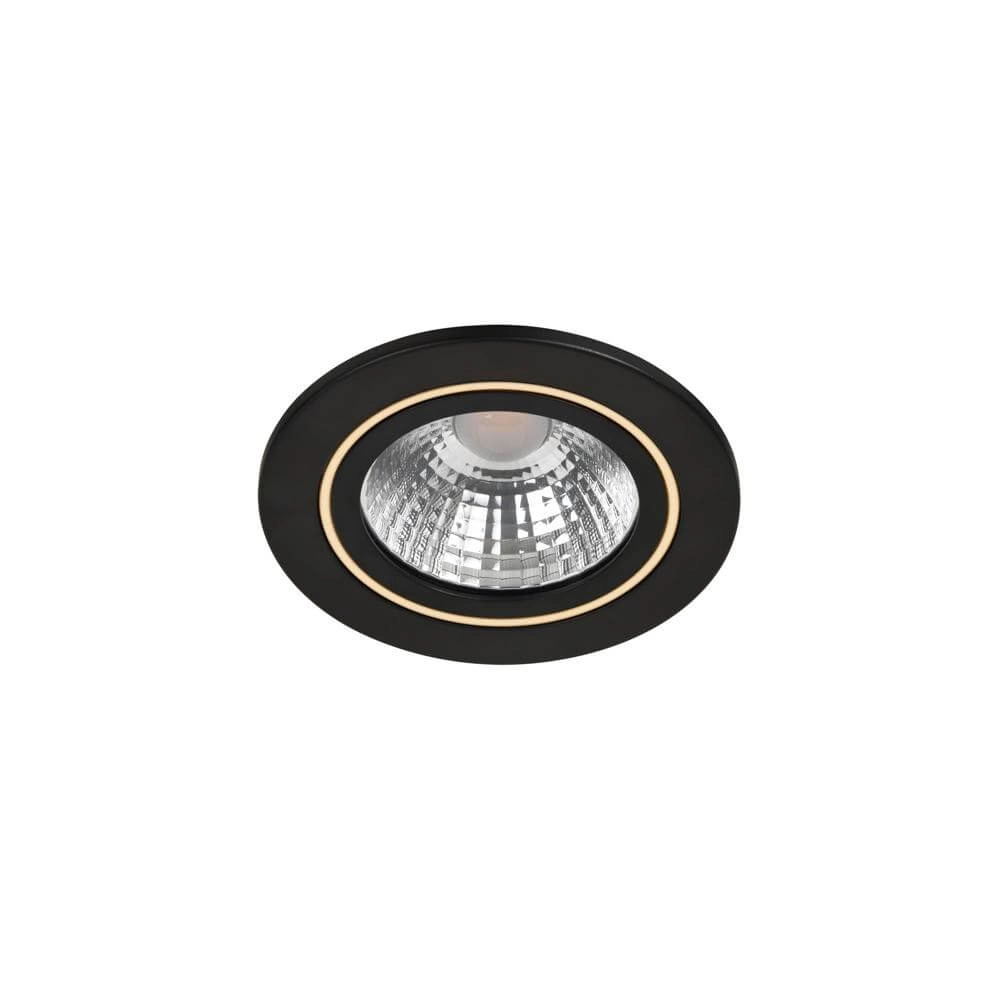 Ronde inbouwspot Alec zwart Nordlux 5704924006968