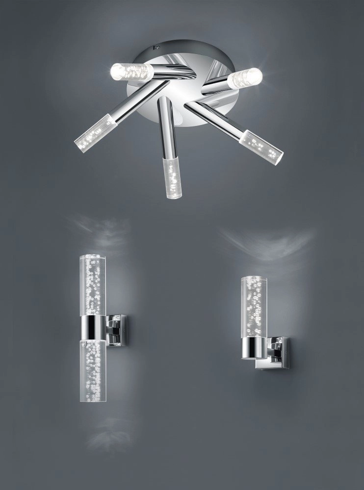 LED badkamerlamp Series 2824 1-lichts chroom Trio 4017807280821