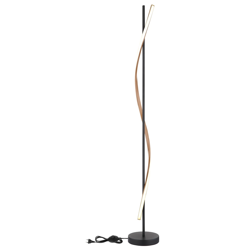 Design vloerlamp Watkins zwart Globo 9007371522750