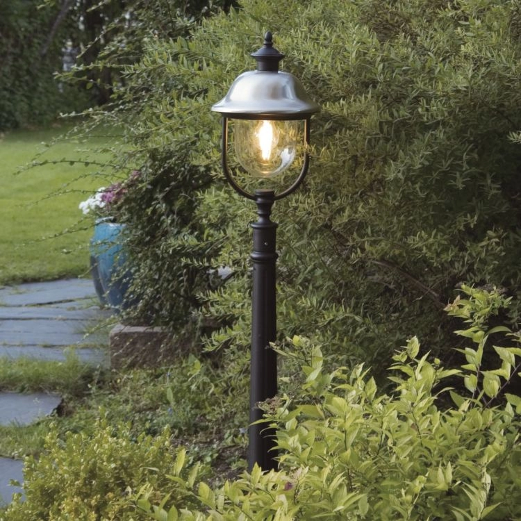Terraslamp Parma 125cm rvs met zwart KonstSmide 7318307242003
