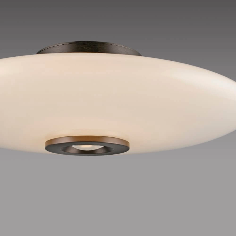 Design plafondlamp Pure Vitrum bruin Paul Neuhaus 4012248382653