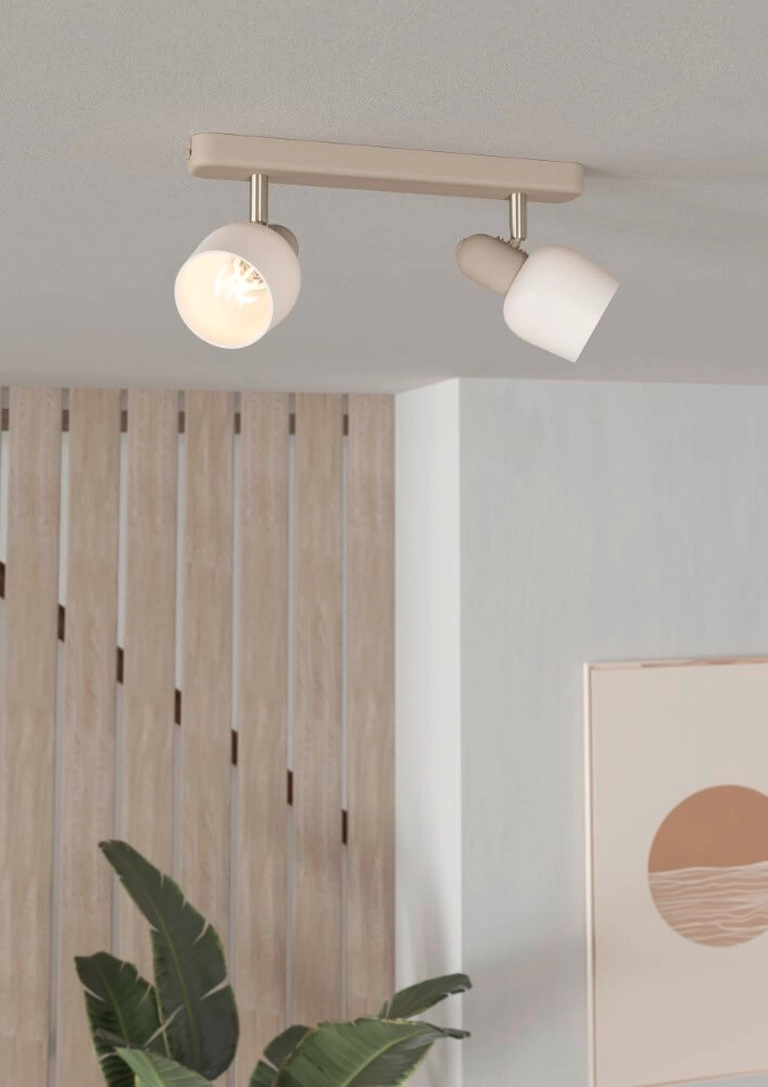 Japandi opbouwspot Corato 2-lichts Eglo 9008606262120