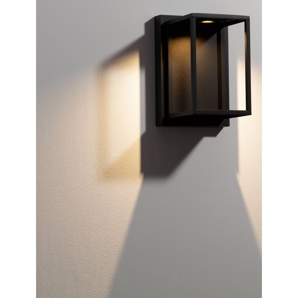Zwarte wandlamp Prive 25cm Lyora 5212017453150