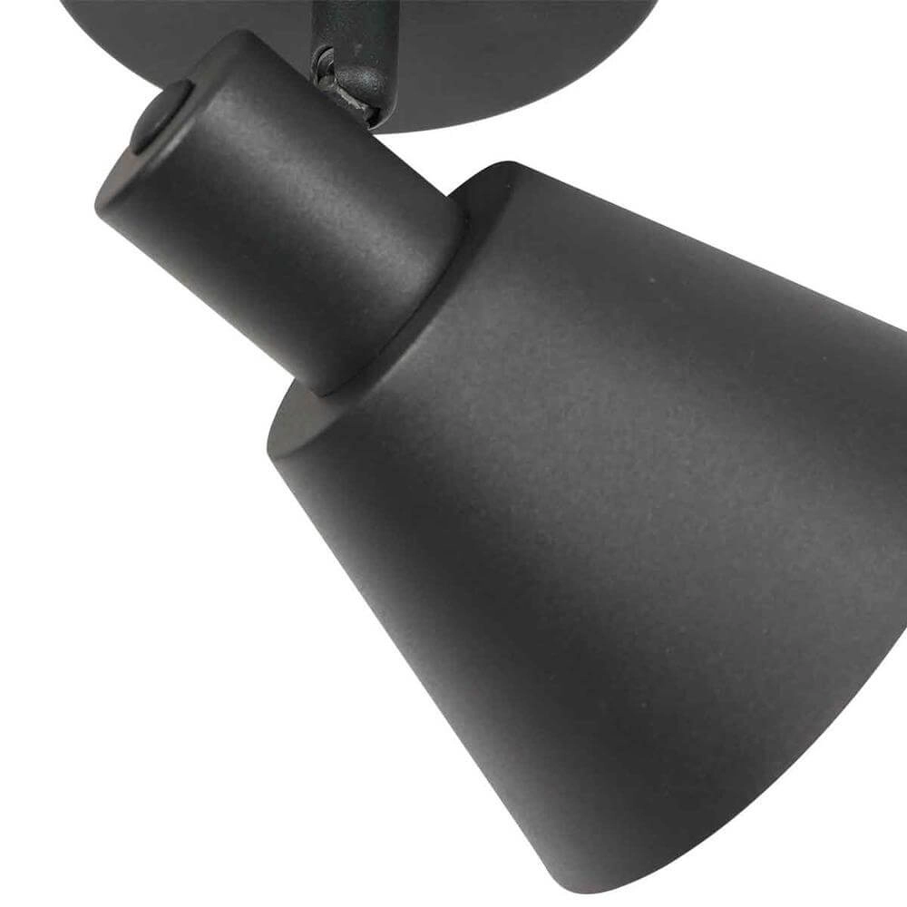 Wandlamp Oeroe zwart met goud Steinhauer 8712746176322