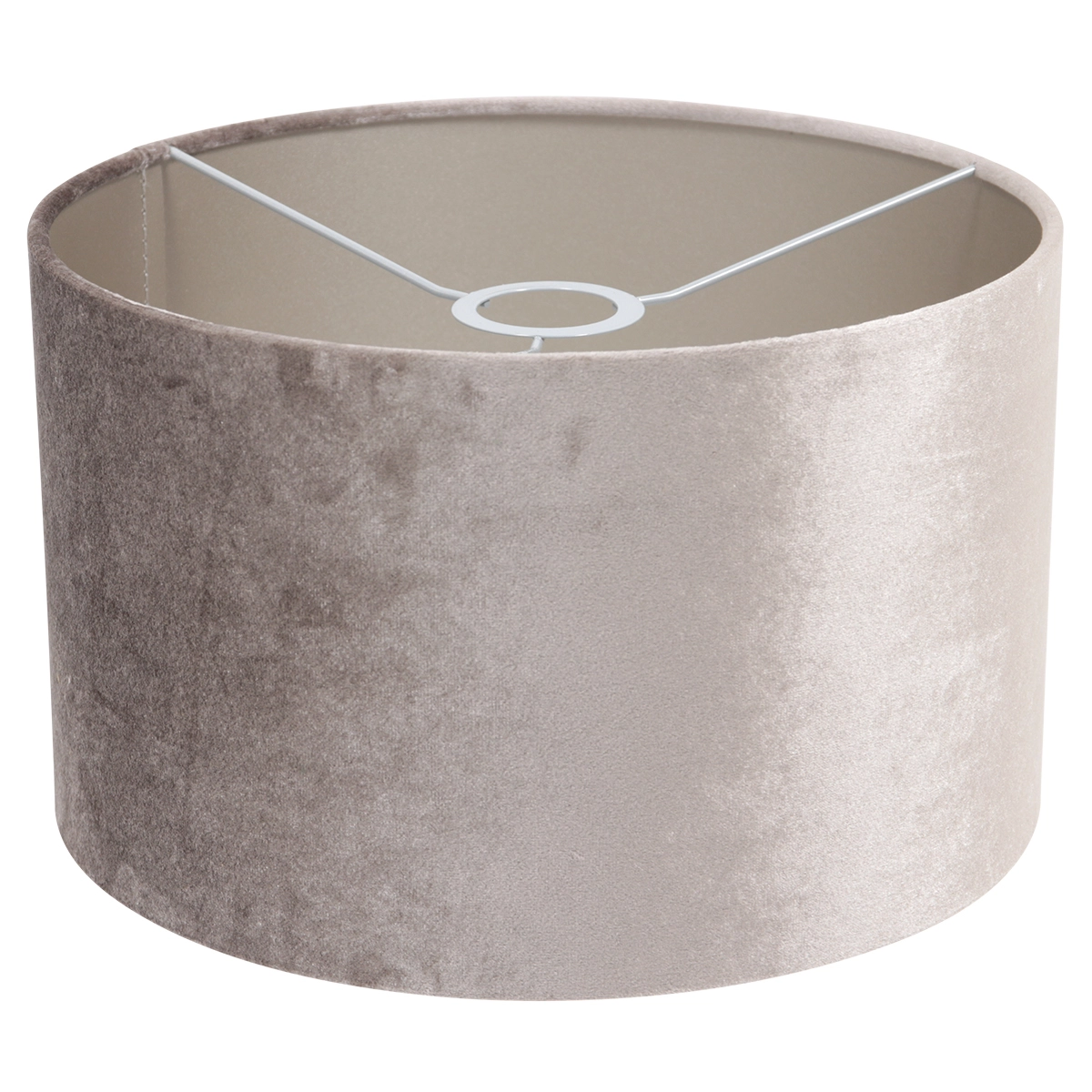 Wand Leeslamp Prestige Chic zwart met 30cm taupe velourse kap Steinhauer 8712746145922