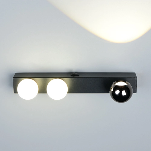 Wandlamp Arpino zwart 30cm Trio 4017807683622