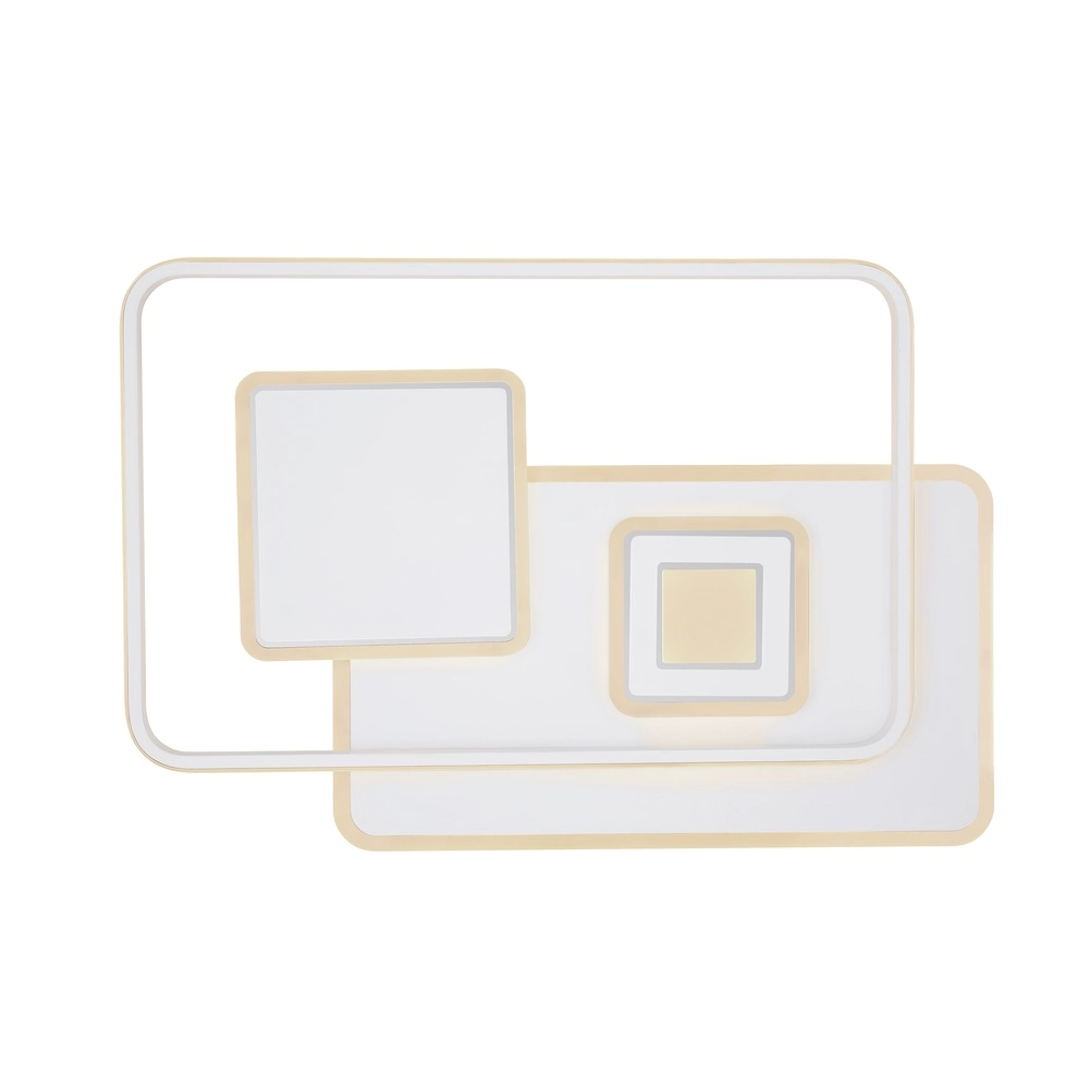 Design plafondlamp Roderick wit rechthoek 3000-6000K Globo 9007371411528