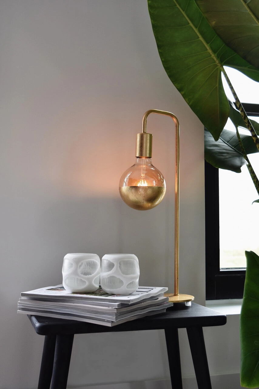 Gouden tafellamp U-line Circle 8712879150756