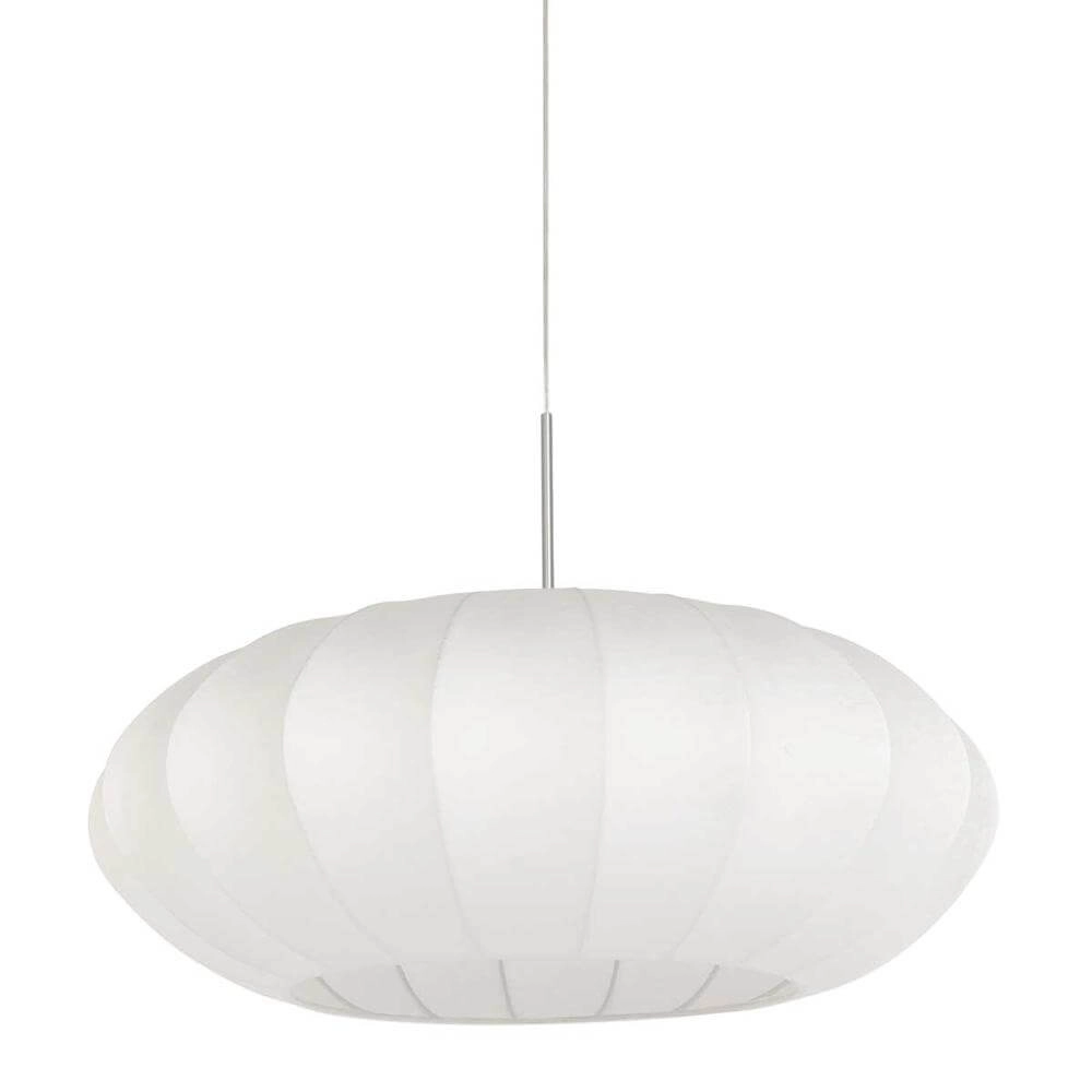 Hanglamp Sparkled Light metaal met witte kap