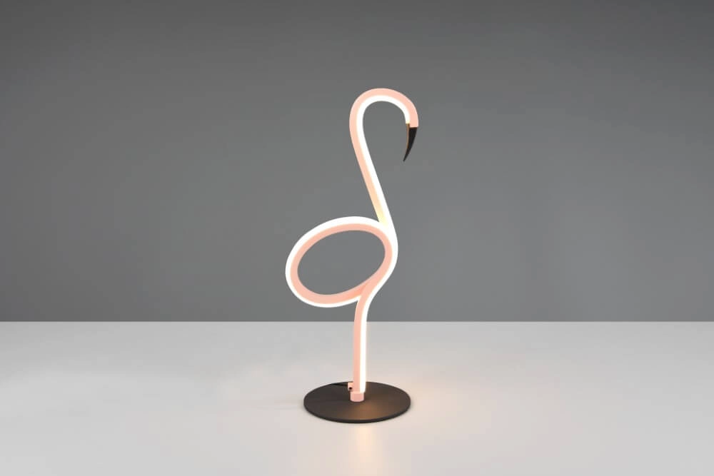 Roze flamingo led tafellamp Ingo