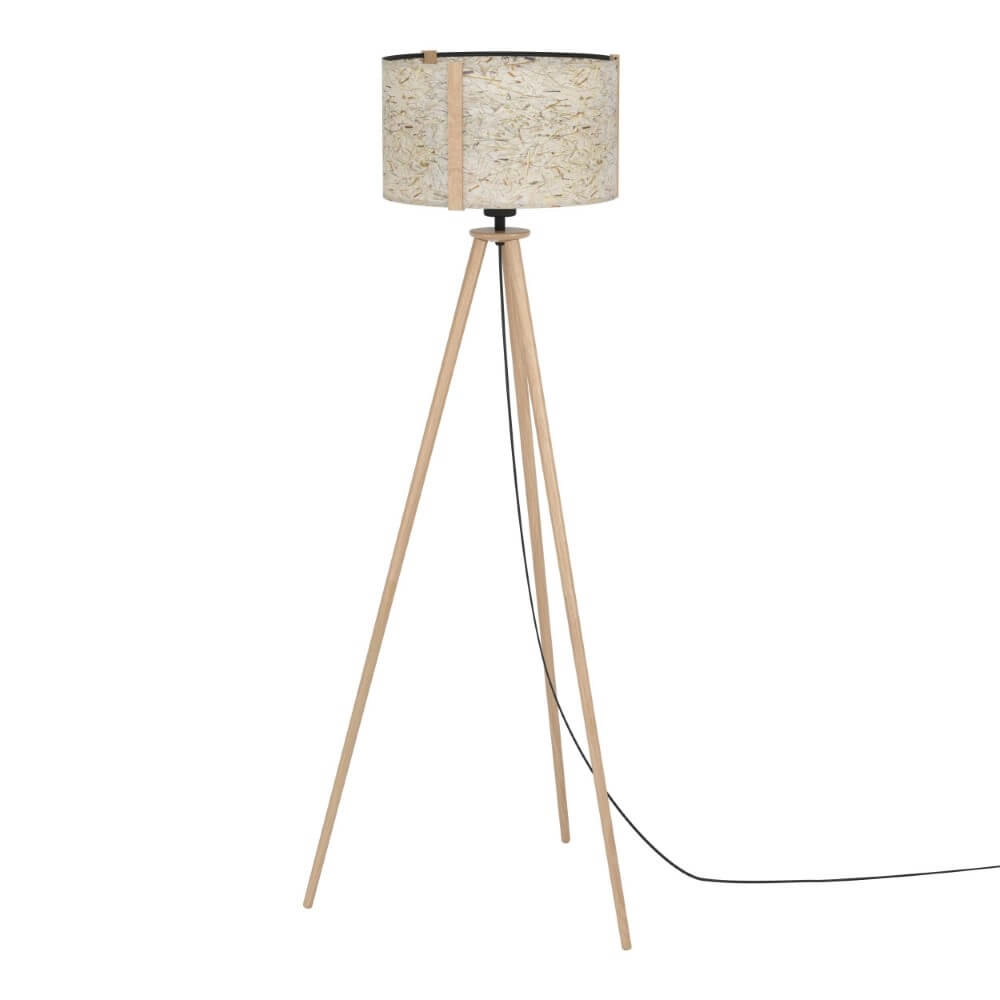 Vloerlamp Tripod Hontongas met gemaaid gras