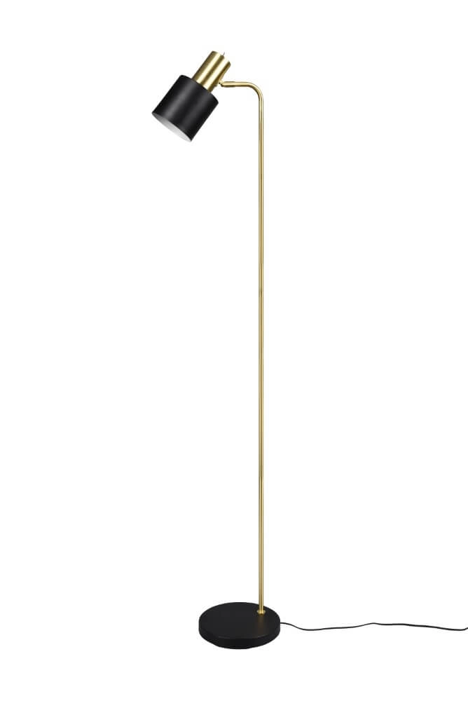 Design leeslamp Adam Zwart met goud