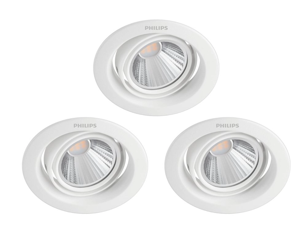 Set van 3 inbouwspots Pomeron 7W - 2700K