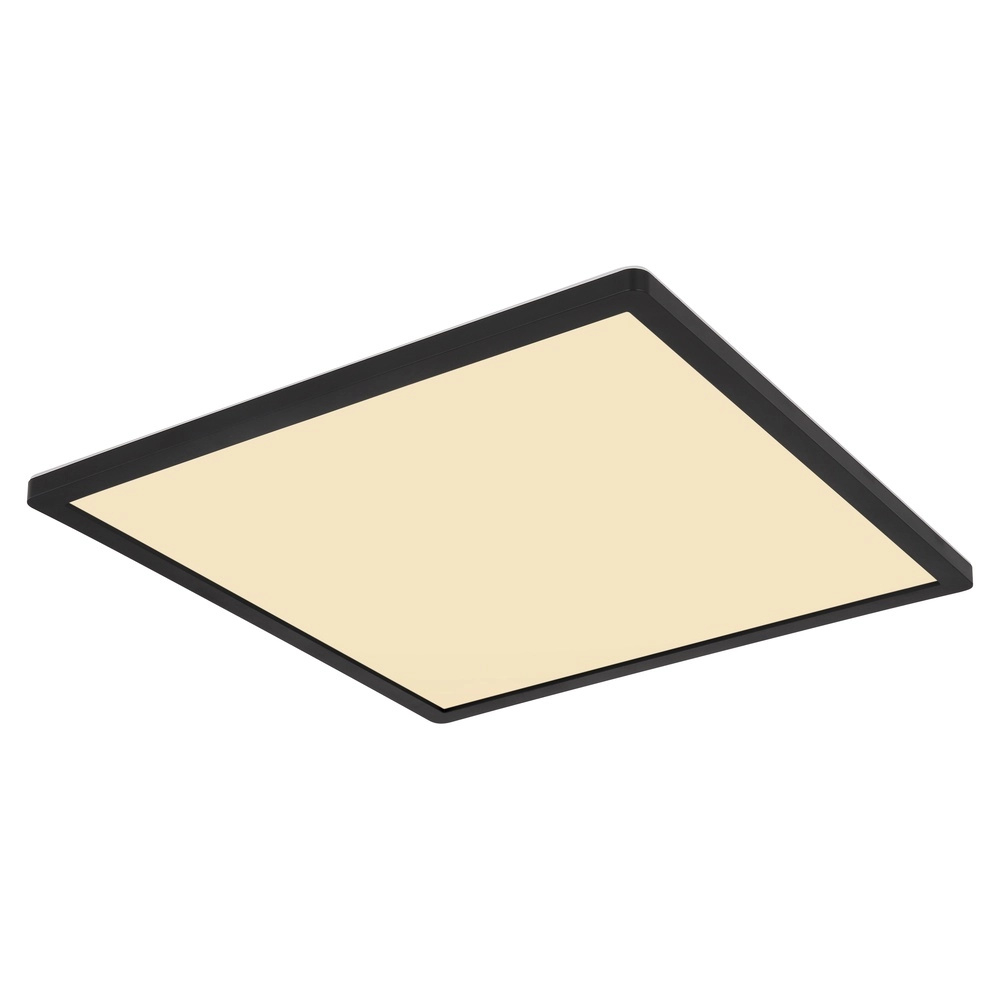 Plafonniere Sapana vierkant 42cm zwart