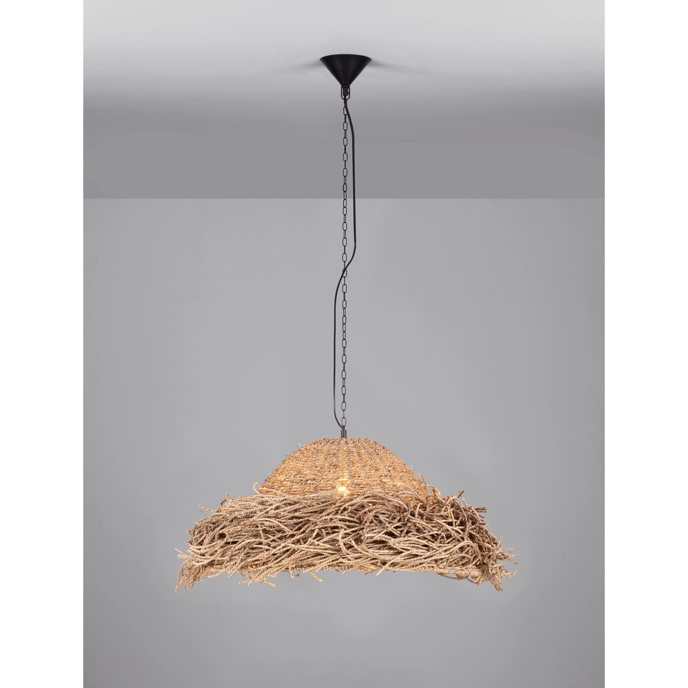 Natuurlijke hanglamp Natu Ø 86cm