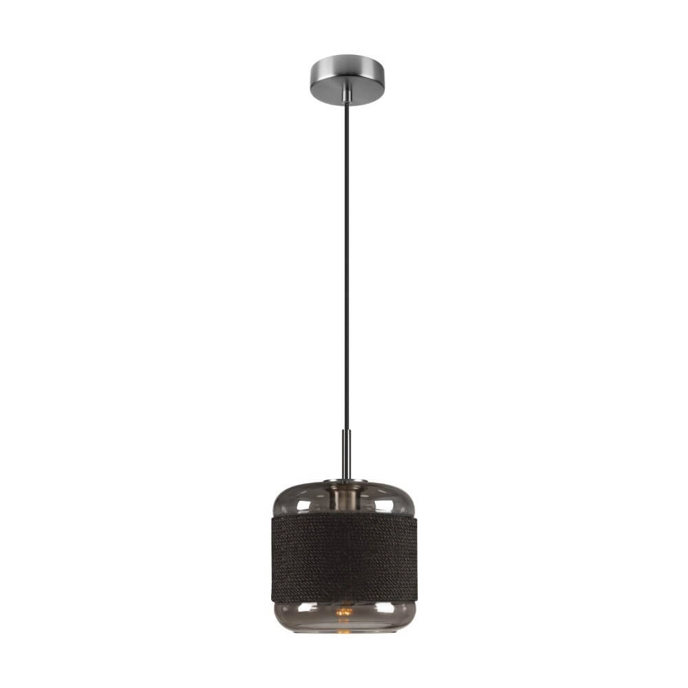 Hanglamp Pantilo Rope 20 smoke glas - Ø 19,5cm