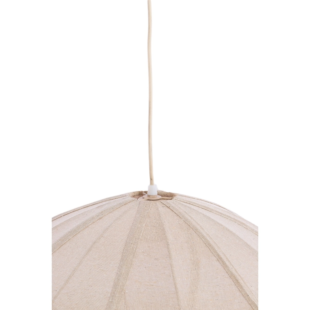 Stoffen hanglamp Cesano Ø 50cm - naturel Light & Living 8717807779252
